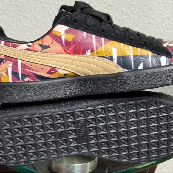 PUMA CLYDE MOON JUNGLE x Natural Multicolor Size 8.5 US Men's Sneakers - Picture 8 of 13